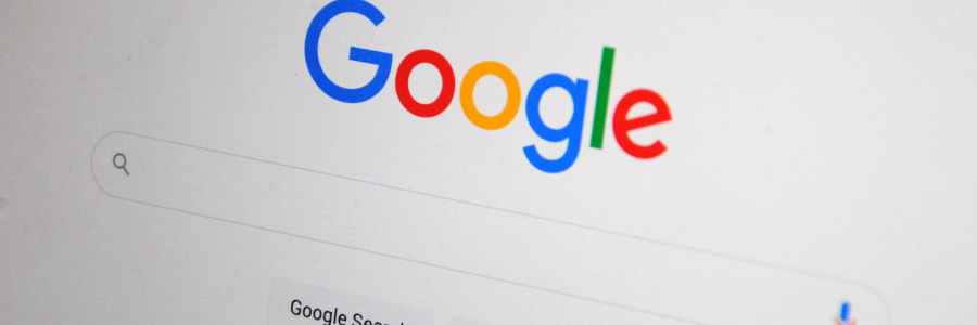 Google search engine home screen