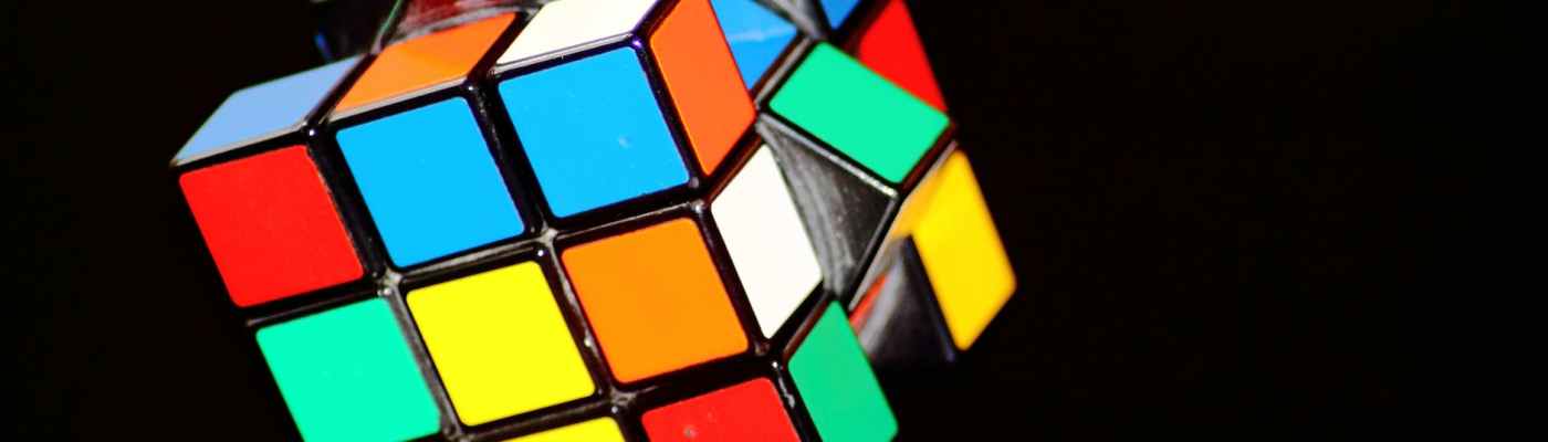 Colorful Image of Rubik's Cube